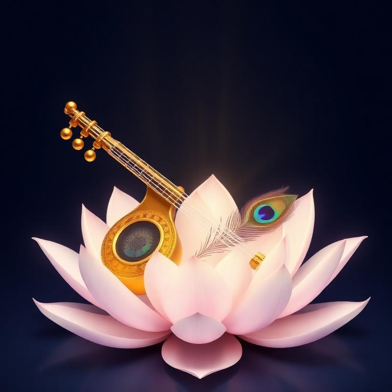 Saraswati — devotional artwork